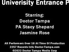 Become Doctor Tampa & Examine Jasmine Rose With Nurse Stacy Shepard During Humiliating Gyno Exam Required 4 New Students