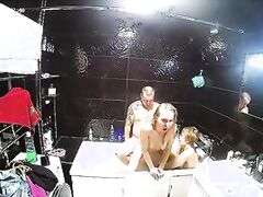 Hot Adult Threesome, Ffm Hardcore Bathroom Group Fuck