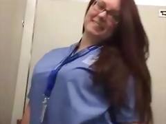 Chubby Nurse Showing her Sexy Body