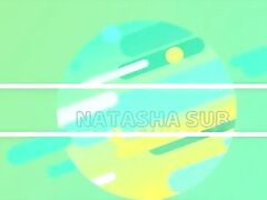 Brazilian submissive curly blonde Natasha Sub doing facefuck deepthroat till vomit on Proton Cook - p4