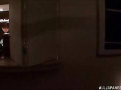 Peachy Asian maid Tsubasa Amami is seduced by horny boss.