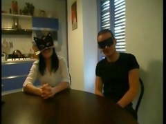Masked Italian couple