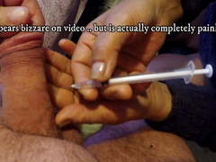 Alprostadil penis injection by wife & Cum