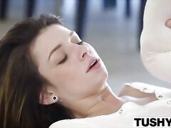 TUSHY Babysitter Aspen Ora Fucked In The Ass