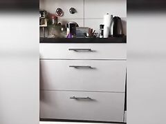 Pawg makes Coffee and shakes butt