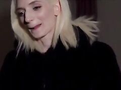 Public Agent, Pretty skinny student receives facial