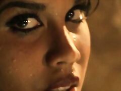 They were a crisp white when she opened her legs to stand up