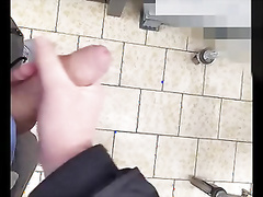 Risky Public Jerking in Supermarket & Cumshot in Panties