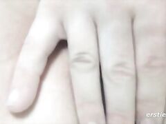 All Natural Julia Rubs Pussy in the Bathtub  - ERSTIES