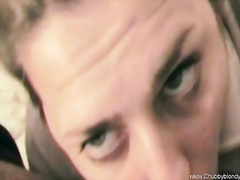 Close Up POV Oral With Blonde Italian Housewife Loving Moment