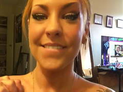 Funny and bizarre: Girl burps in front of camera