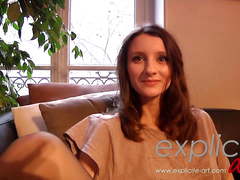 POV casting with a French girl. Anal