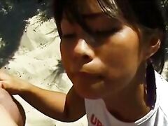 10x Sweethearts fucking on the beach