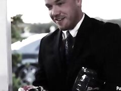 Nerdy petite teen gangbanged by popular boys big dicks