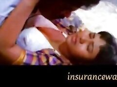 Hot Girl Enjoyed on Bed in Bra Navel Kiss Groping