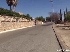 Cheating Thick Ebony Latina Workout