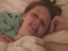 Amateur - Cute Redhead Teen Sucks for 3 CIMs POV