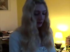 British slut Jessica dominated with roughsex