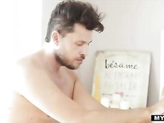 Feeding Fruit & Frankfurter to MILF Sofia STar