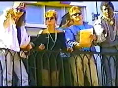 Another balcony mardi gras flasher