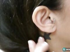 A Texas hottie through and through, young Chloe Rose walks through the ladies' room door.