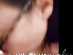 Nerdy Glasses BBW big tit Milf sucks cock, gets her pussy licked and fucked until creampie orgasm