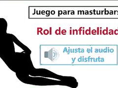 JOI hentai en espanol. Doble infidelidad, juego para mast...