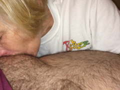 Naughtia Eve Nurses Tit and Enjoys Tasting Pre-Cum Too