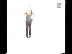 Sara Cox Bursting Out Of Her Black Bra. Mega Cleavage