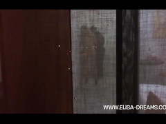 Naked MILF Flashes the pizza delivery man