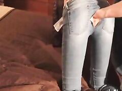 Brutally fisting his girlfriends greedy gaping asshole