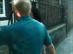 Big titted brit having fun outdoors