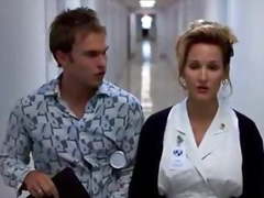 Nurse makes the prostate massage