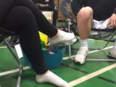 Candid volleyball socks