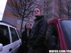 Freaky Czech couple is paid cash for a threesome