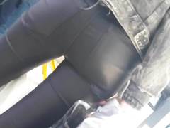 Teen in Leather Pants