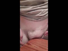 Humping the Clitoris on table corner