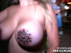 Raunchy Street Flashing Sluts at Fantasy Fest 18