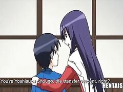 Boy Gets Lucky With 2 MILFs (Maid & School Nurse) - Animated