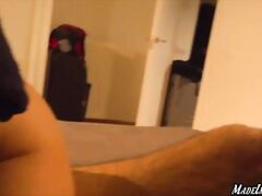 NERD INNOCENT GIRL WITH HER WET CUNT WANTS A  HUGE COCK