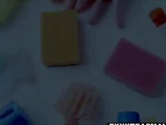 ExxxtraSmall - Pretty Blonde Natalie Knight Sits On A Tall Stud