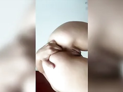 Arab with his turban puts his whole hand in his asshole