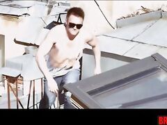 Neighbor coarse fucks blonde teeny in her mouth and anus