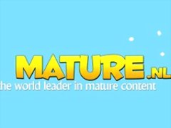 Fat mature enjoys gangbang and bukkake