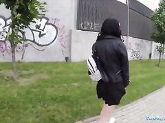 Public Agent Alessa Savage Gets Creampied Outdoors