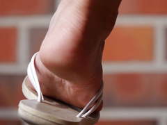 Feet 049 - Close Up Flip Flop Foot Sole