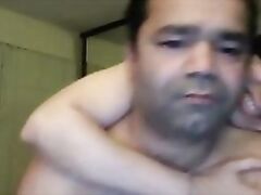 Sexy Indian girlfriend giving blowjob to her lover talking dirty