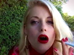 Charlotte Stokely smoking fetish