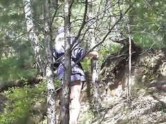 Spying under a skirt. A blonde with a juicy PAWG and hairy pussy loves to go without panties. Amateur fetish.