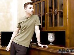 SHAME4K. Brunette granny solves her problem by having sex